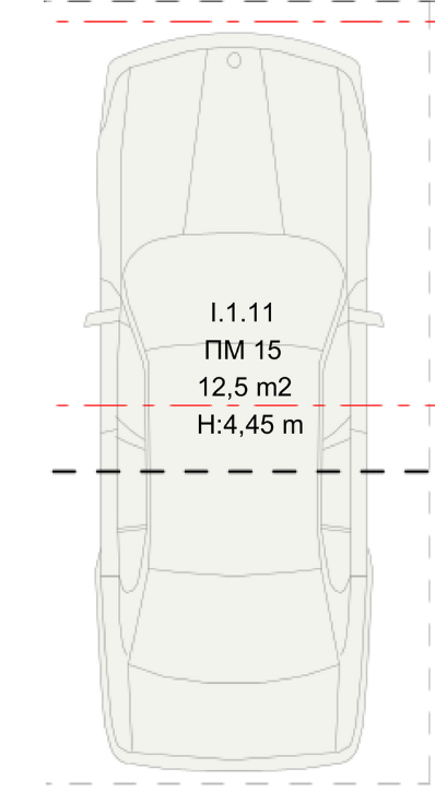 Паркомясто 15 plan