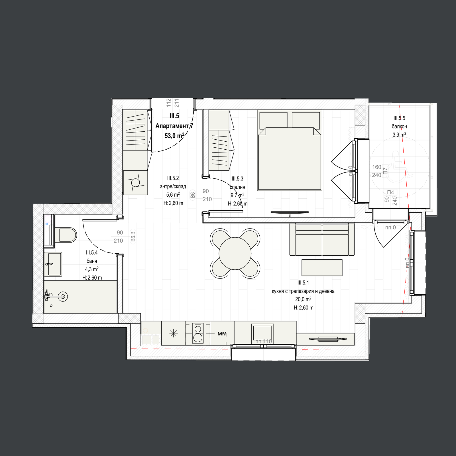 Апартамент 7 план