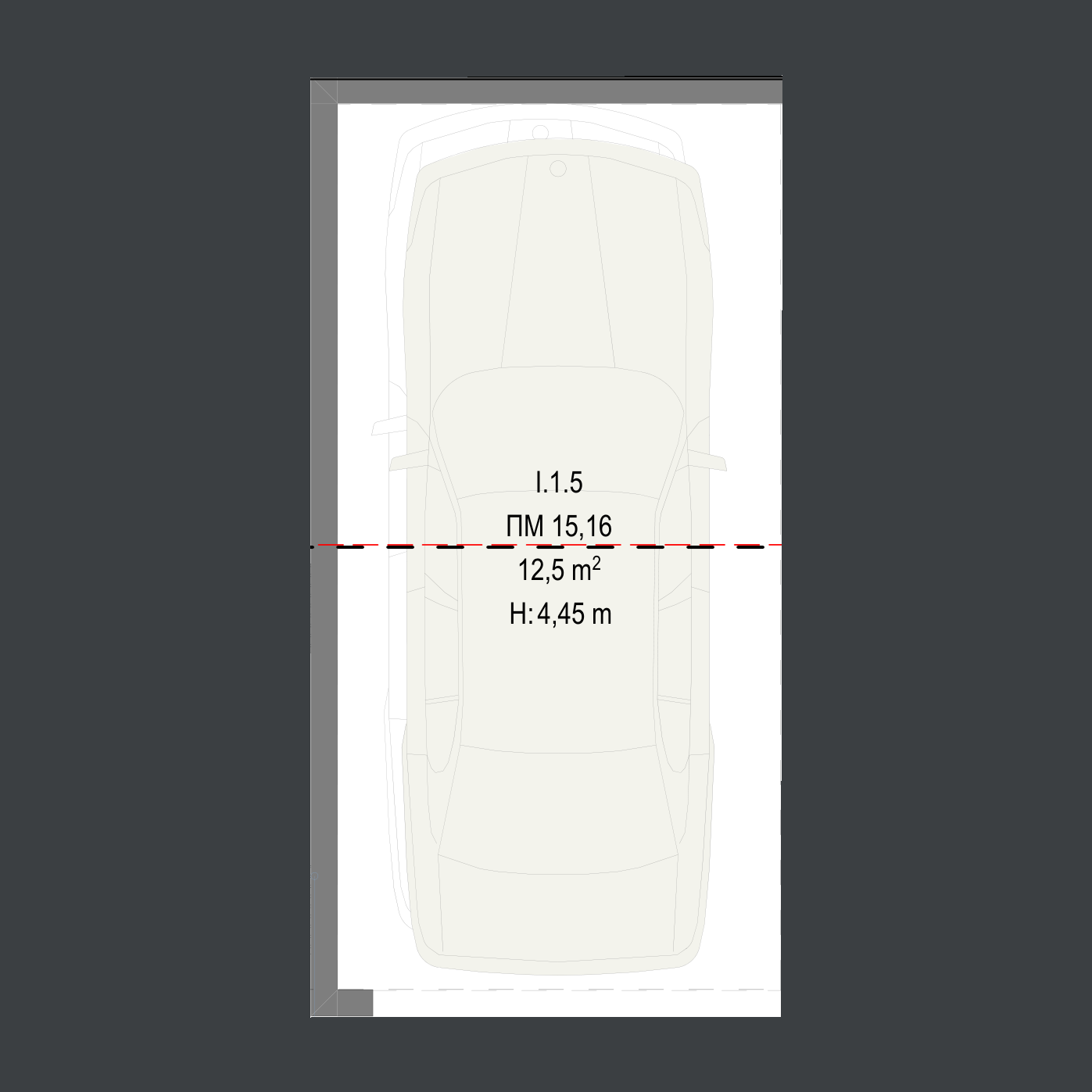 Паркомясто 15,16 план