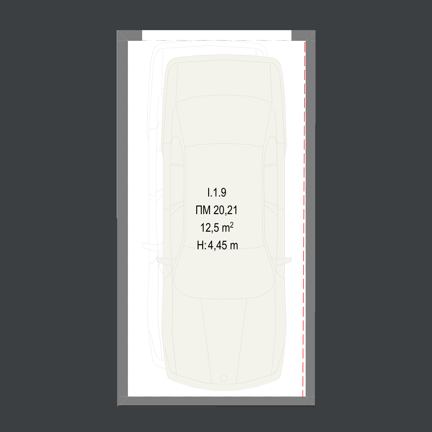 Паркомясто 20,21 план