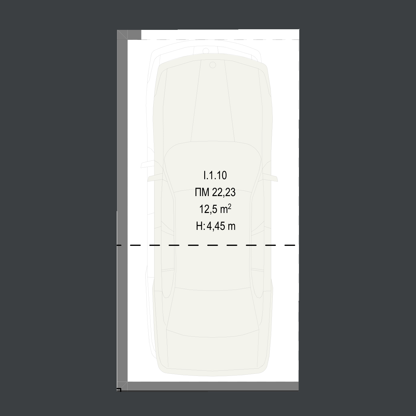 Паркомясто 22,23 план