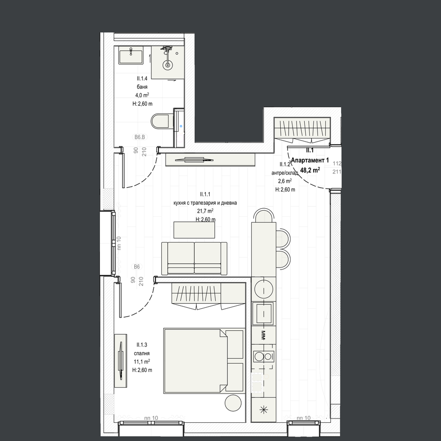 Апартамент 1