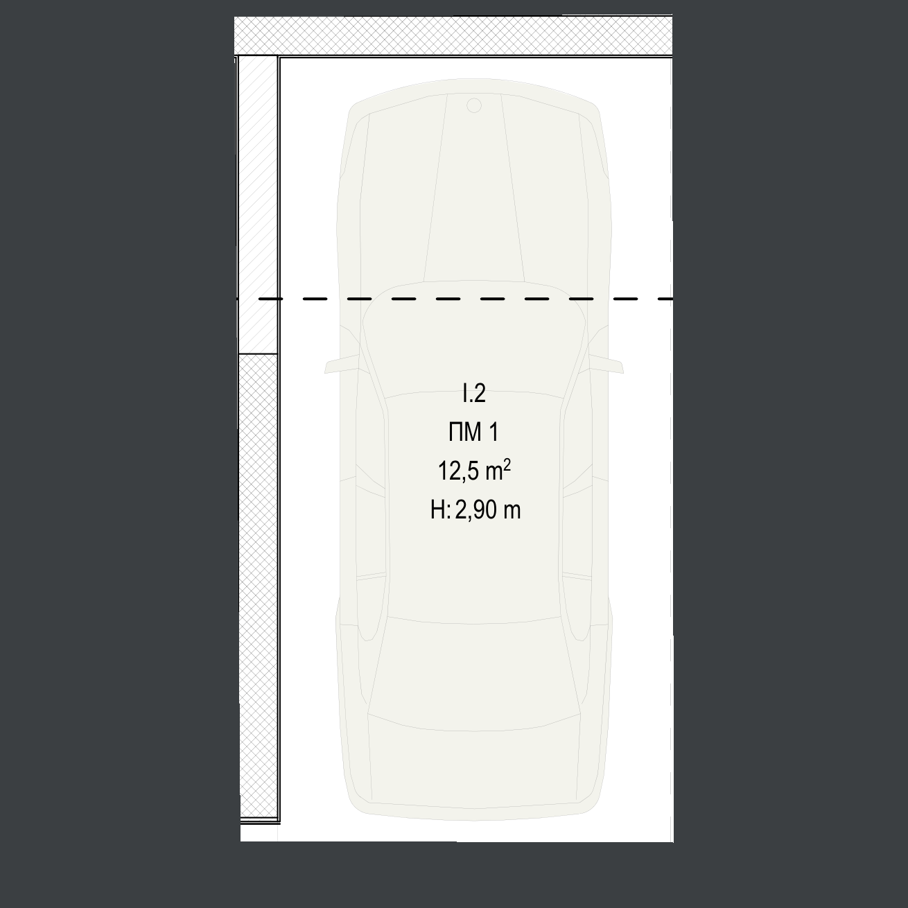 Паркомясто 1 план